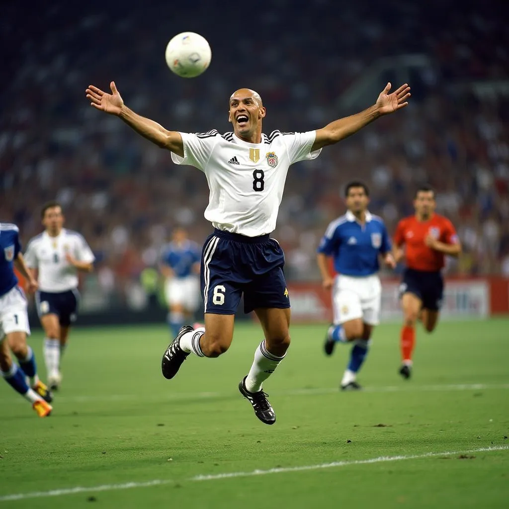 FIFA World Cup 2006 Zidane Header Wallpaper: Relive the Iconic Moment