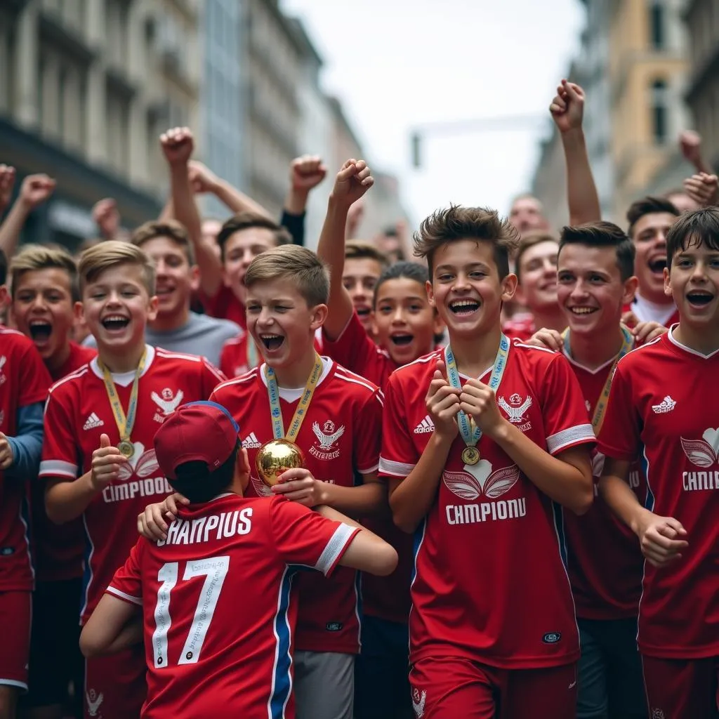 Celebrating a Championship in their First Years