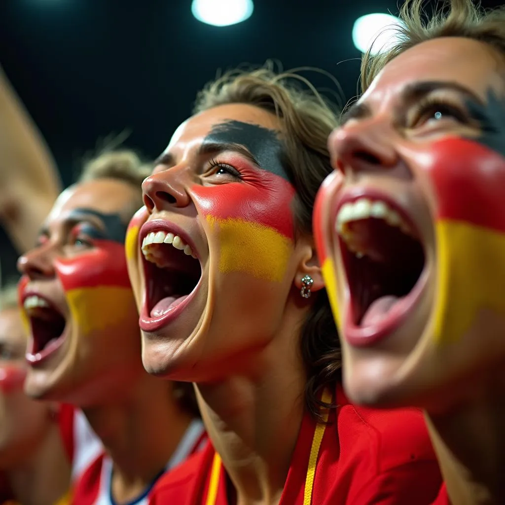 German Fans Celebrating During World Cup 2006