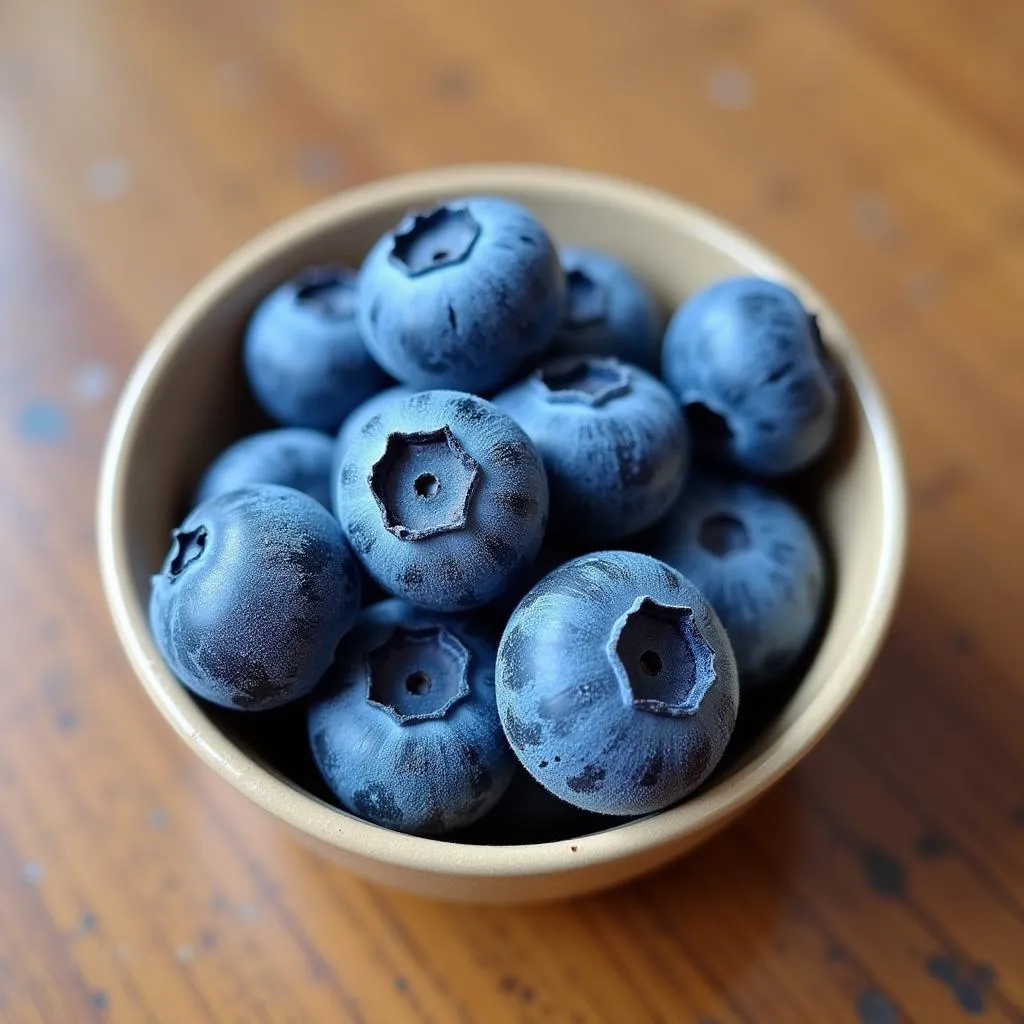 Half Cup of Blueberries