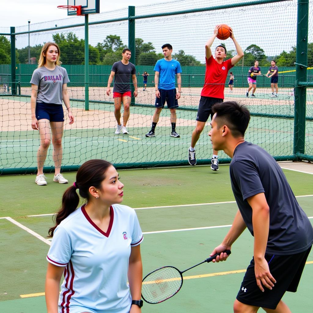 Outdoor activities at CLB Phi Ung 299