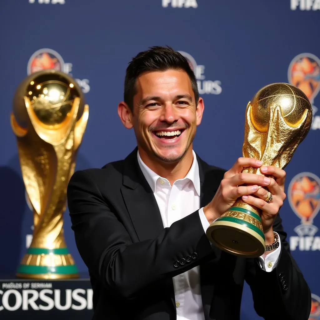 James Rodriguez nhận Chiếc giày vàng World Cup 2014