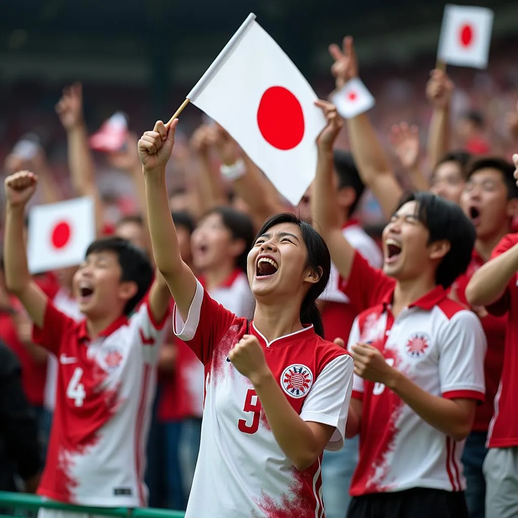 Japan World Cup Team Fans