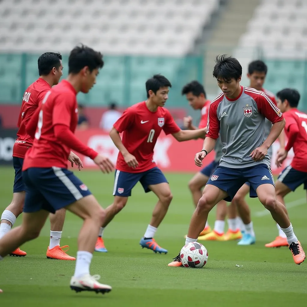 Japan World Cup Team Training