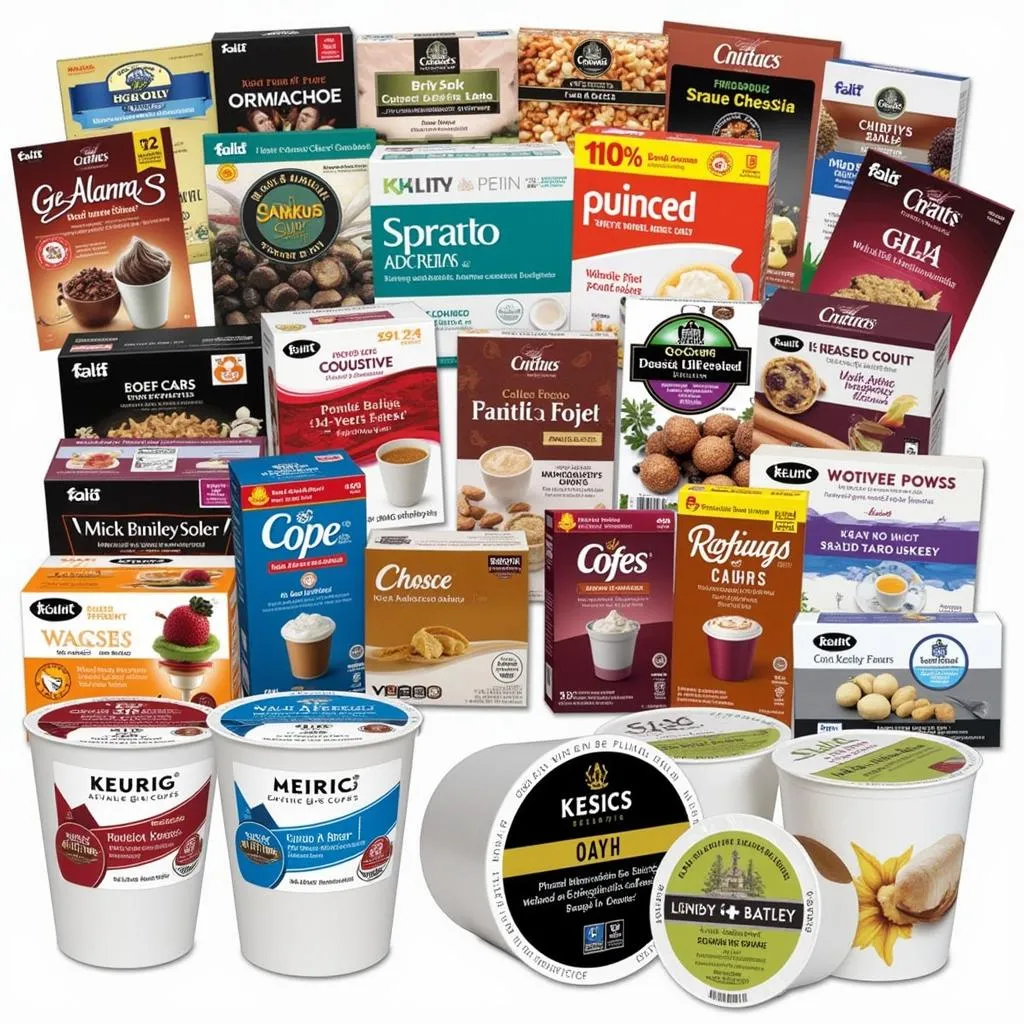 Keurig K Cups Đa Dạng Hương Vị