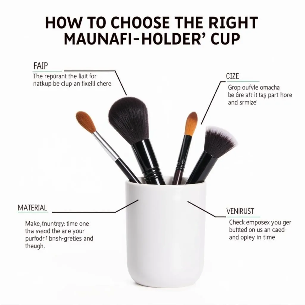 Kinh Nghiệm Lựa Chọn Makeup Brush Holder Cup