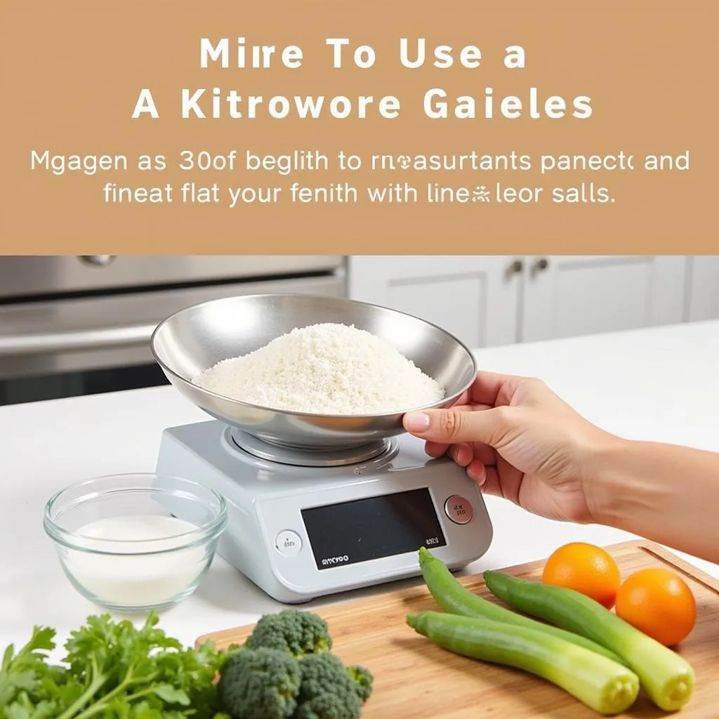 Kitchen Scale for Accurate Measurements