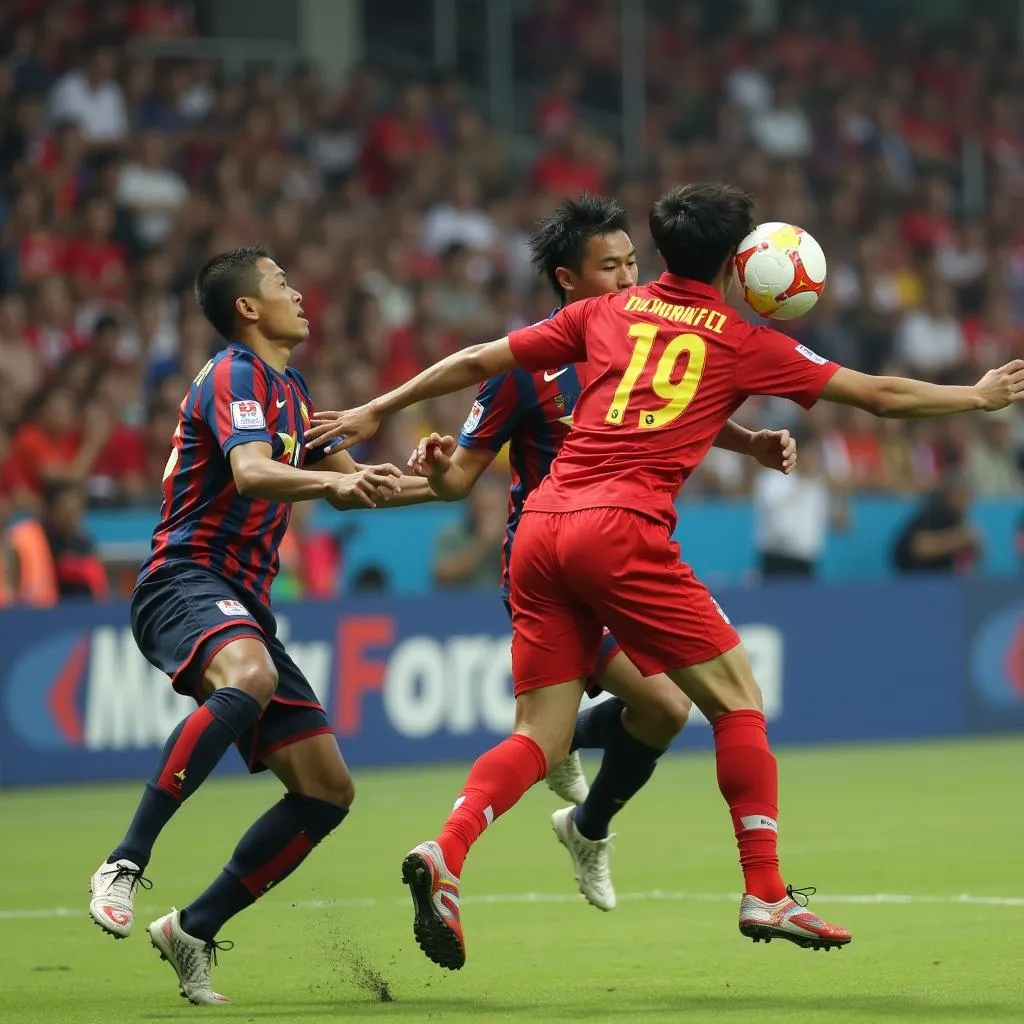 Lê Công Vinh ghi bàn vào lưới Thái Lan tại AFF Cup 2008