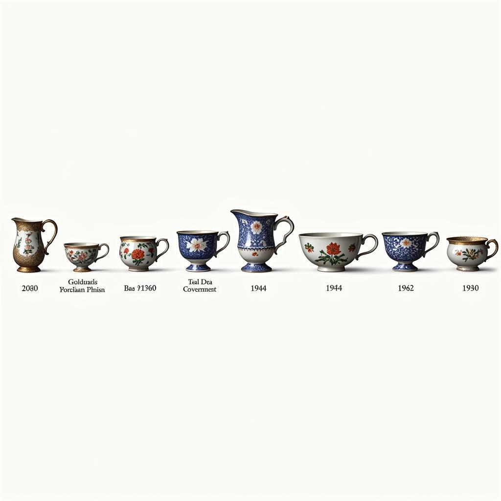 Lịch sử phát triển của cup porcelain