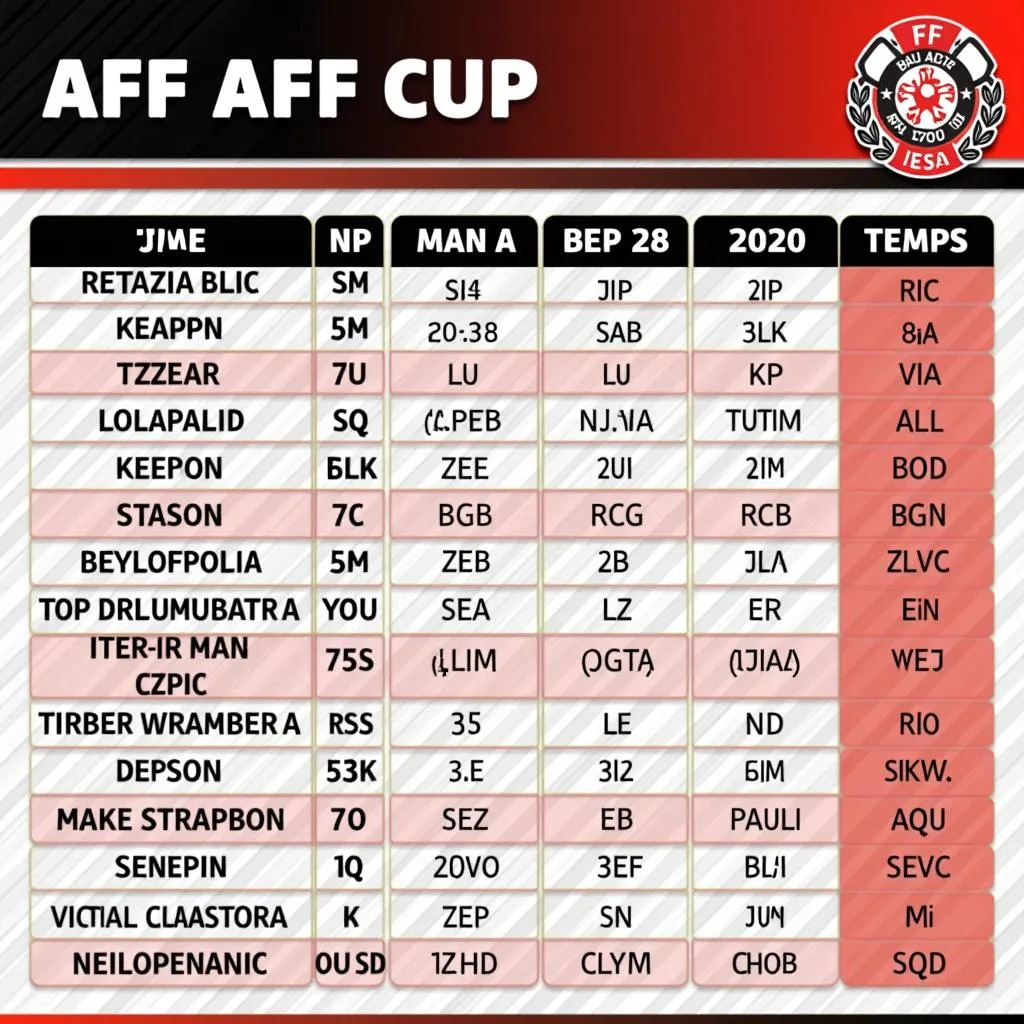 Lịch thi đấu AFF Cup 2018 hôm nay