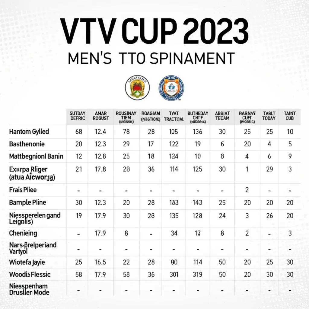 Lịch thi đấu bóng chuyền VTV Cup 2023 bảng nam