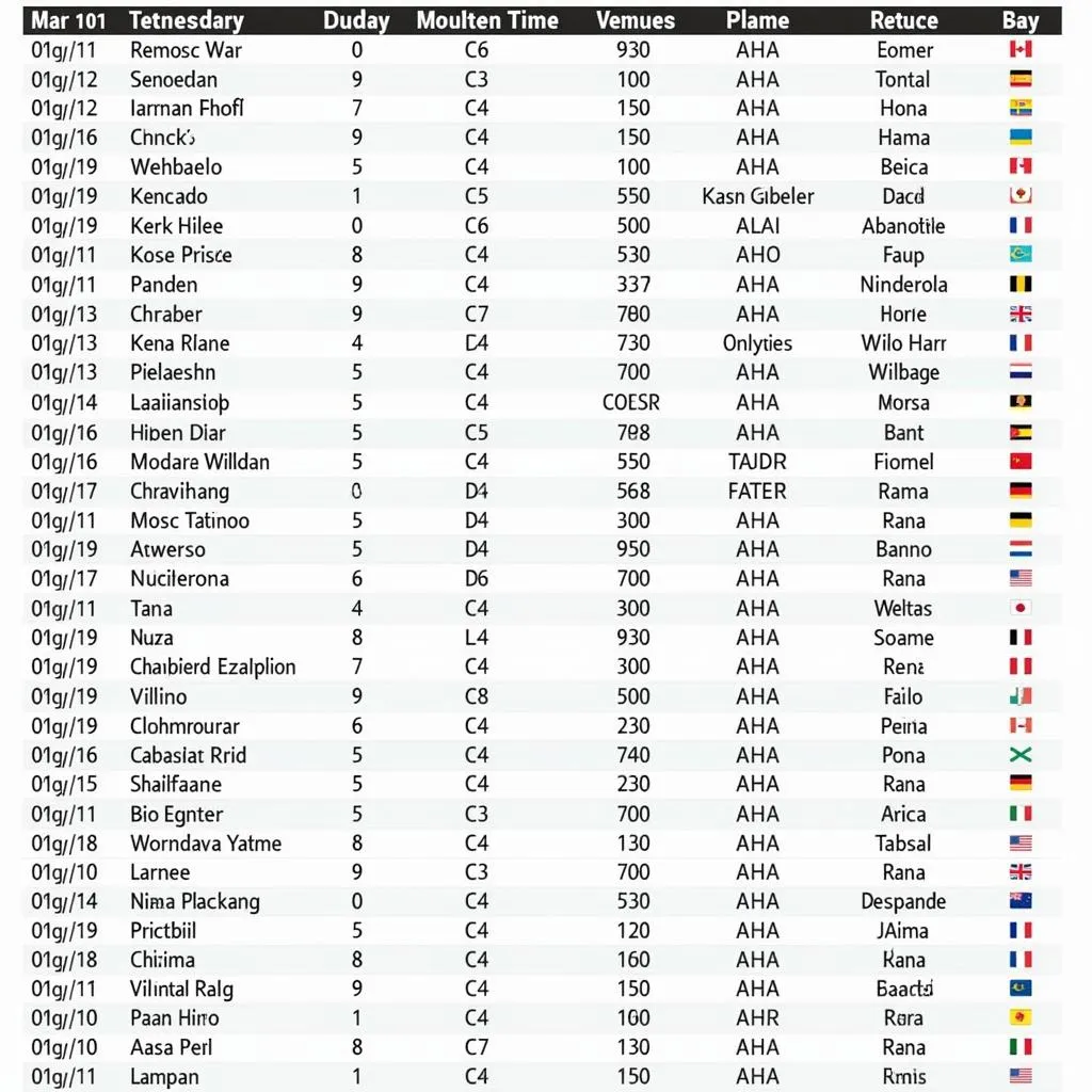 Lịch thi đấu World Cup 2022