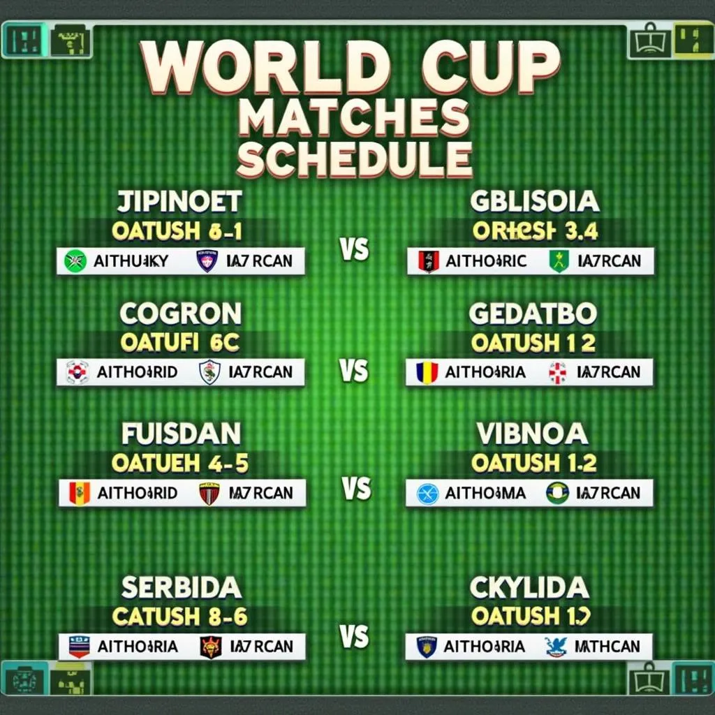 Lịch thi đấu World Cup