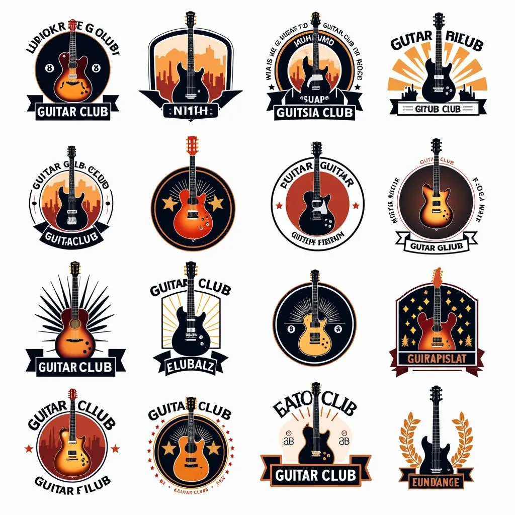 Logo CLB Guitar đa dạng