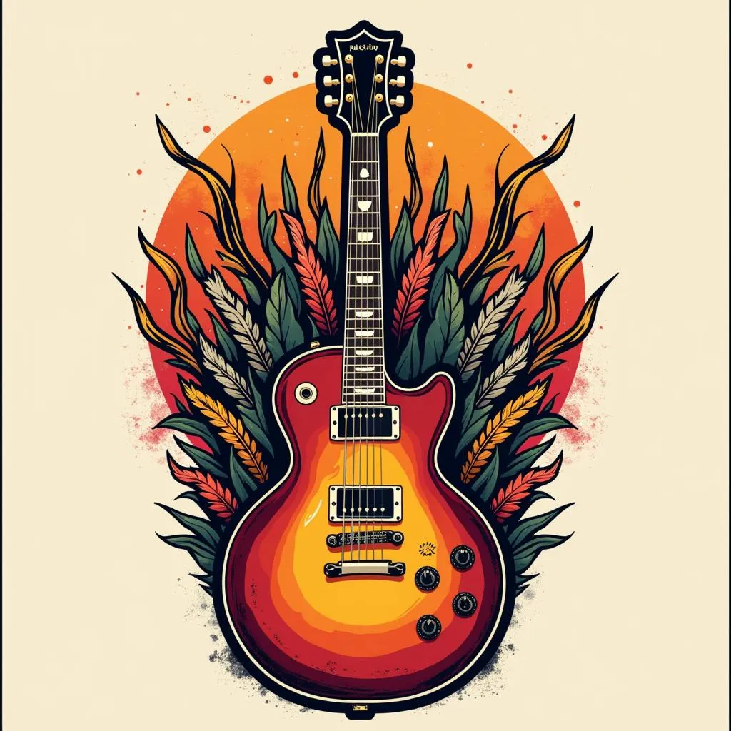 Logo CLB Guitar thể hiện tinh thần