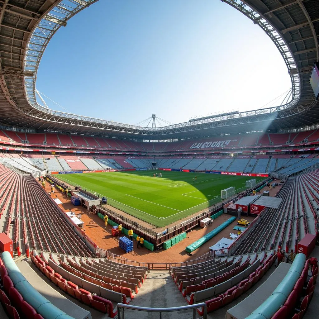 Luzhniki Stadium Undergoing Renovations for the 2018 World Cup