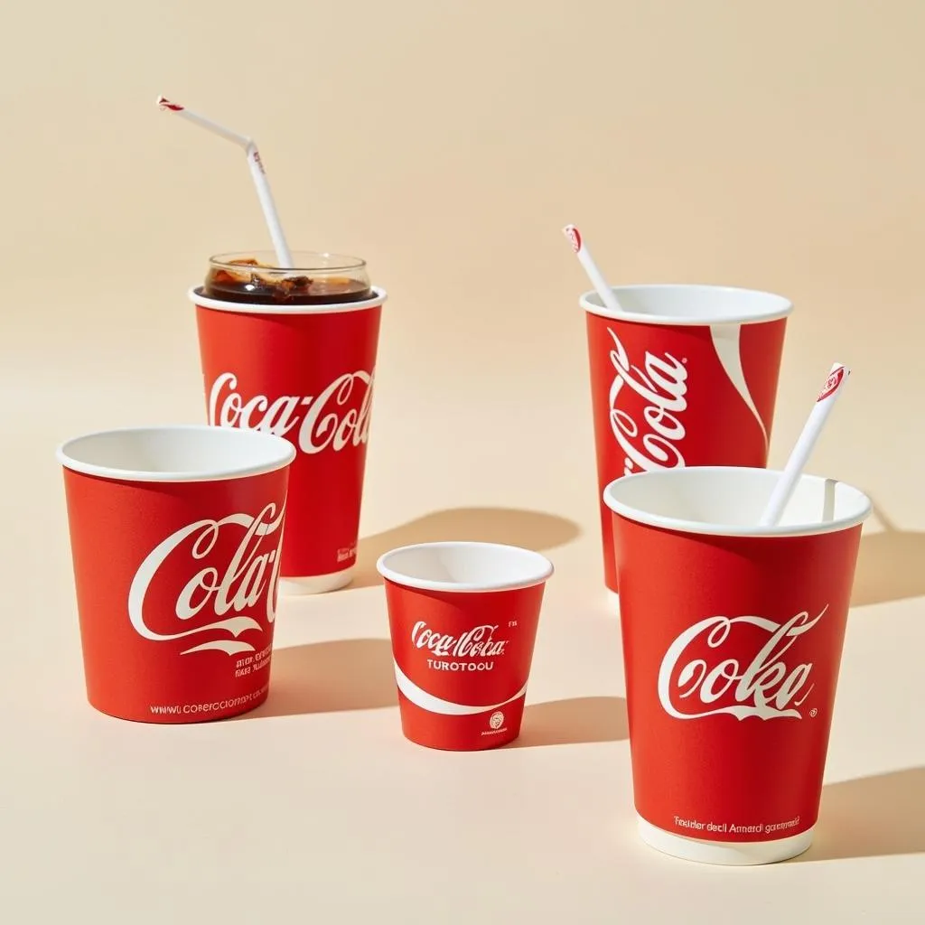 Eco-Friendly Coke Paper Cups