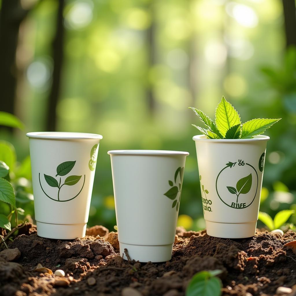 Biodegradable cups reduce environmental impact