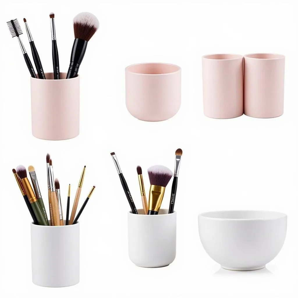 Chọn Lựa Makeup Brush Holder Cup Đa Năng