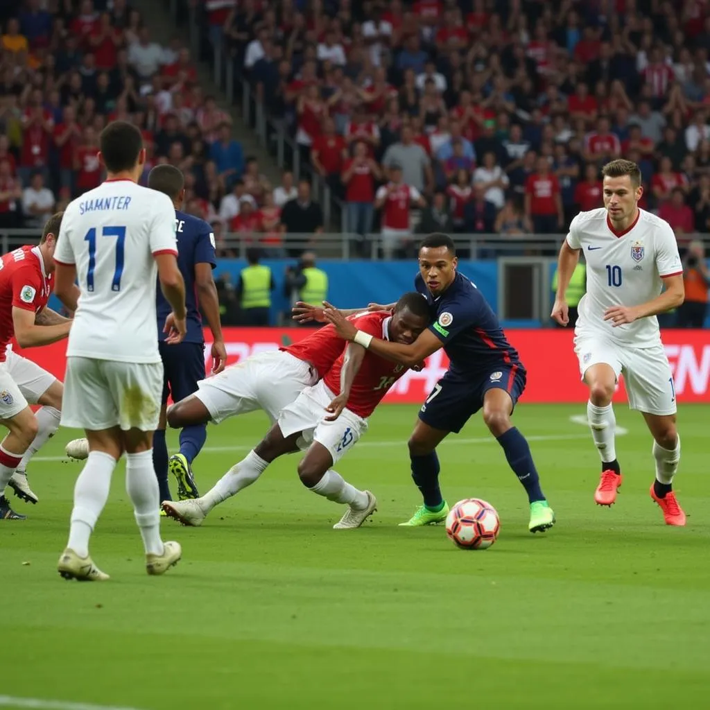 Pha ghi bàn ấn tượng của Mbappe trong trận chung kết World Cup 2018