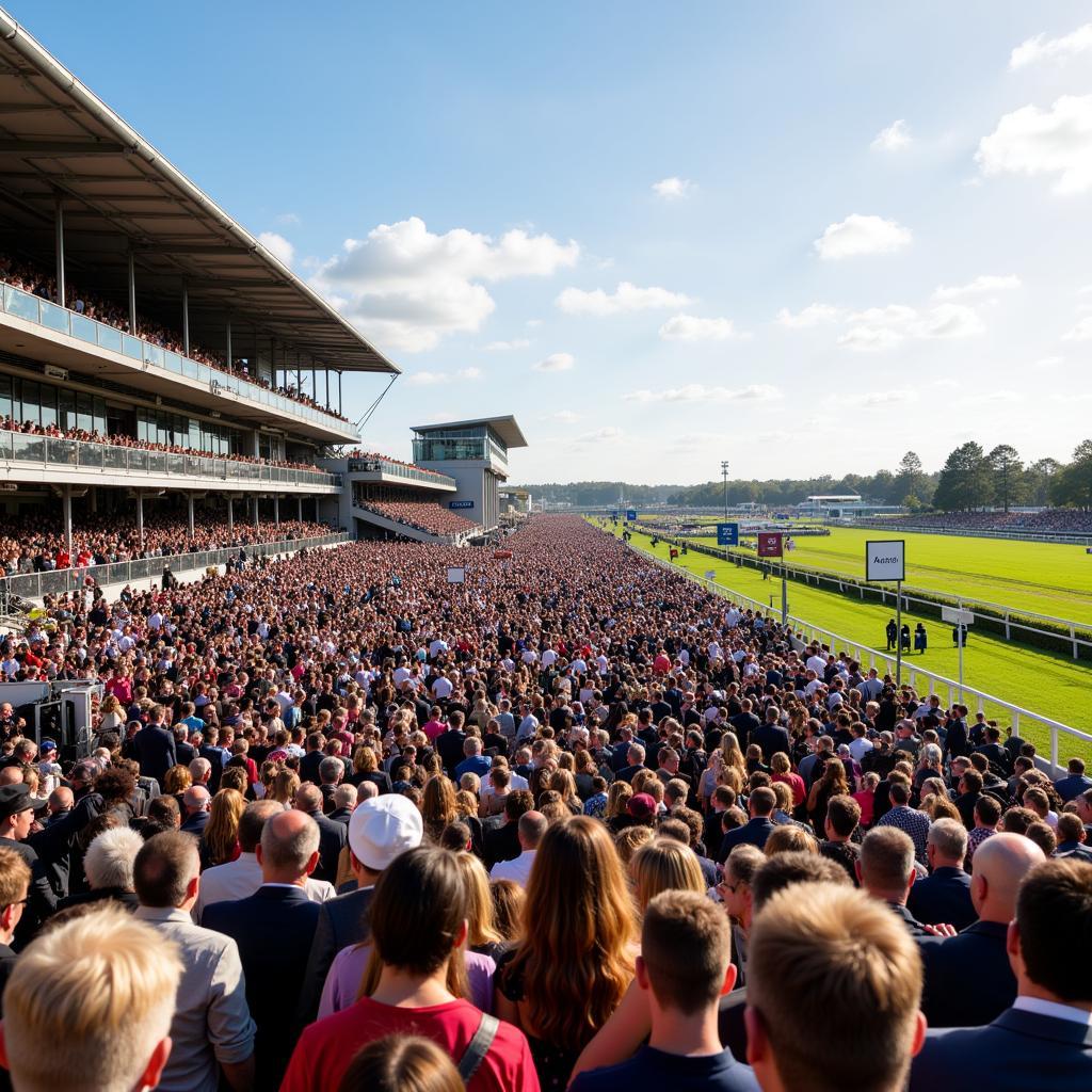 Melbourne Cup 2018 Crowd Celebration