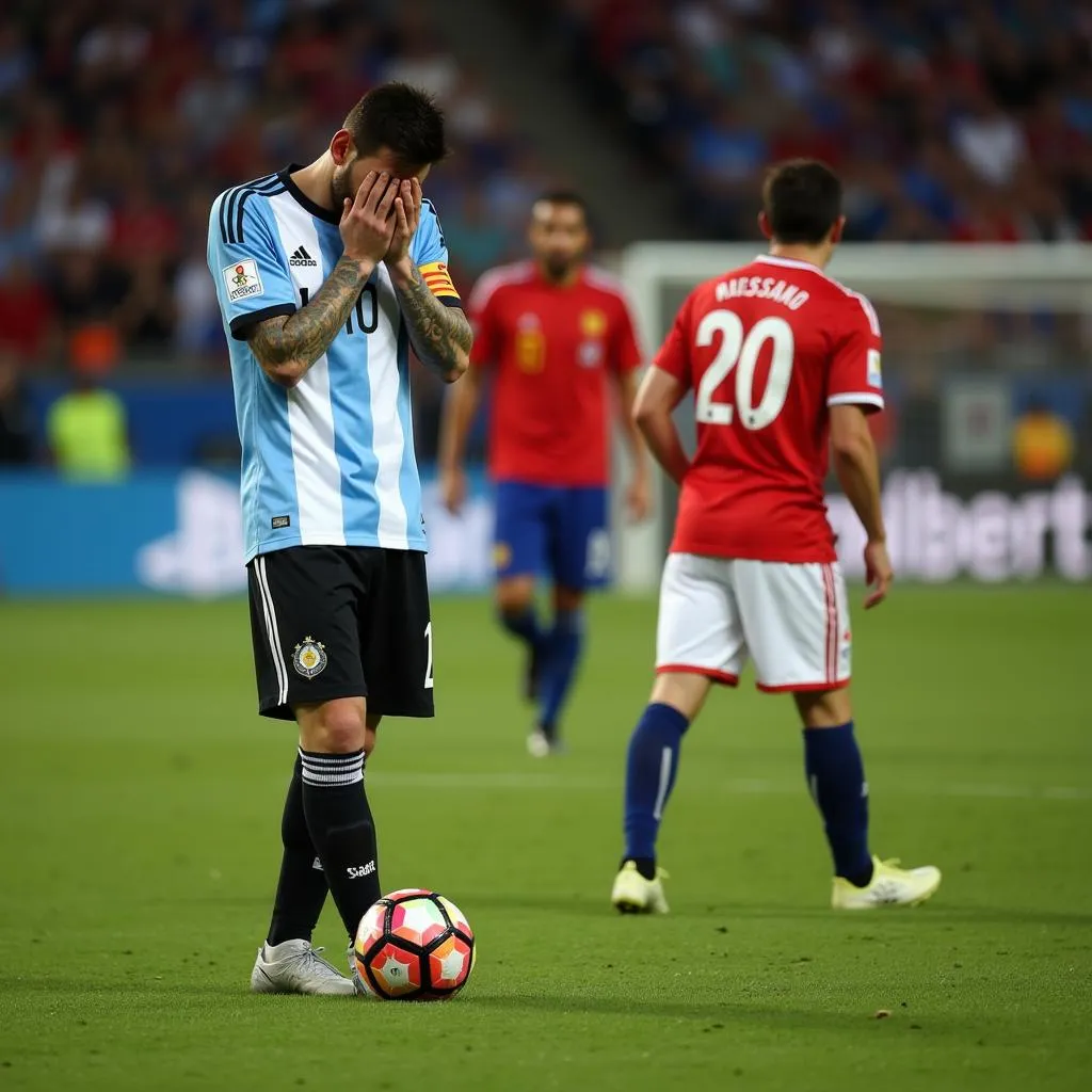 Messi thất vọng tại Copa America 2015