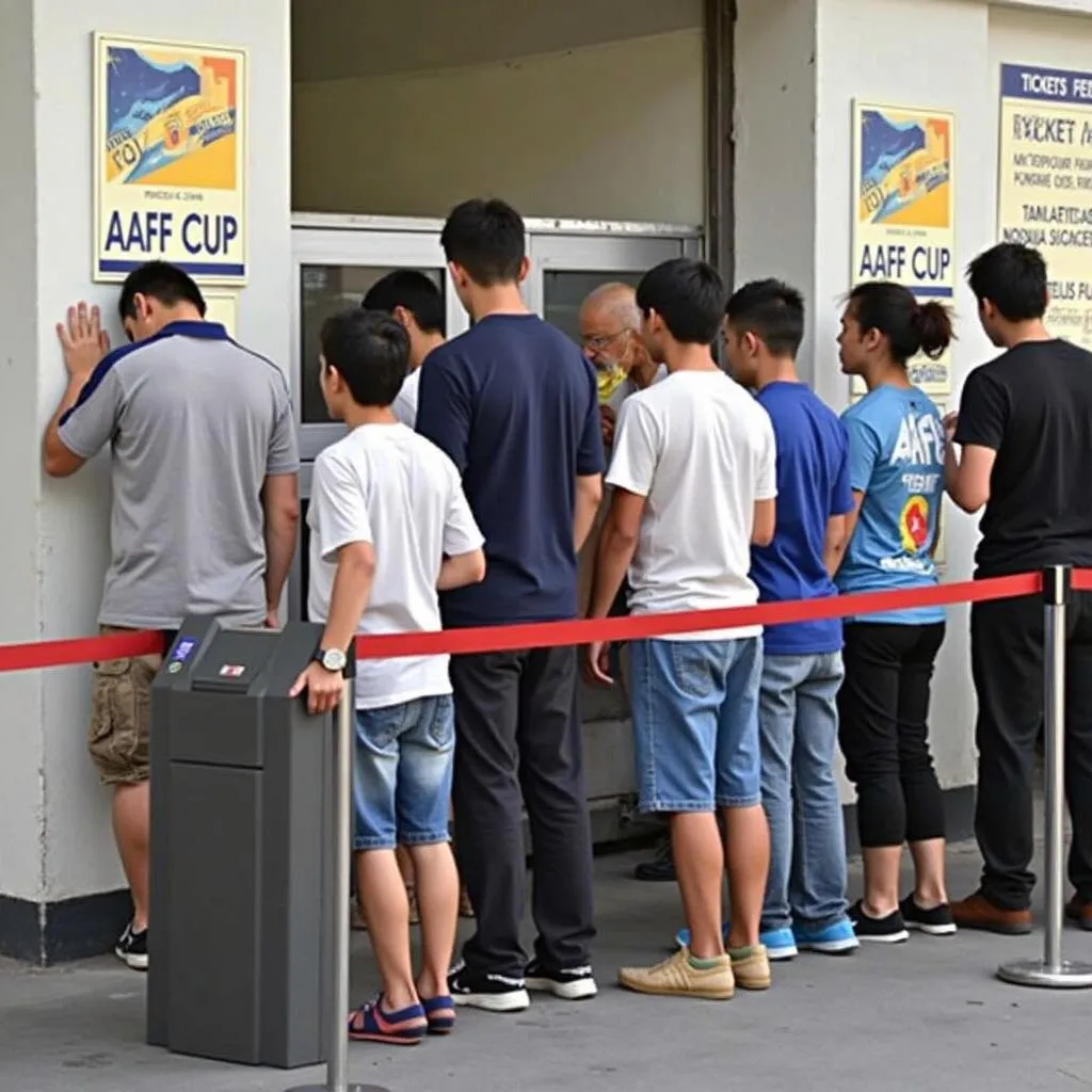 Mua vé AFF Cup tại quầy