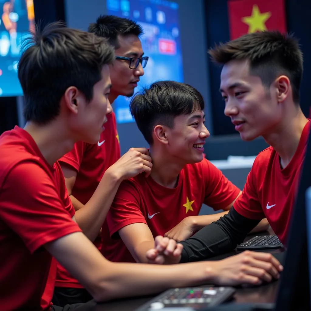 Hình ảnh đội tuyển Việt Nam thi đấu Nations Cup 2019