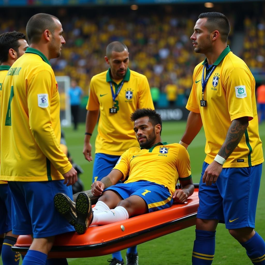 Neymar Chấn Thương World Cup 2014