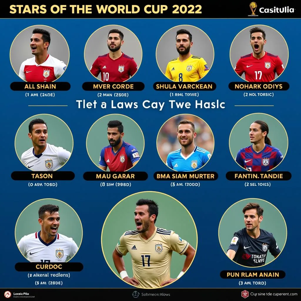 Các ngôi sao của World Cup 2022: Cầu thủ nổi bật, cầu thủ xuất sắc nhất