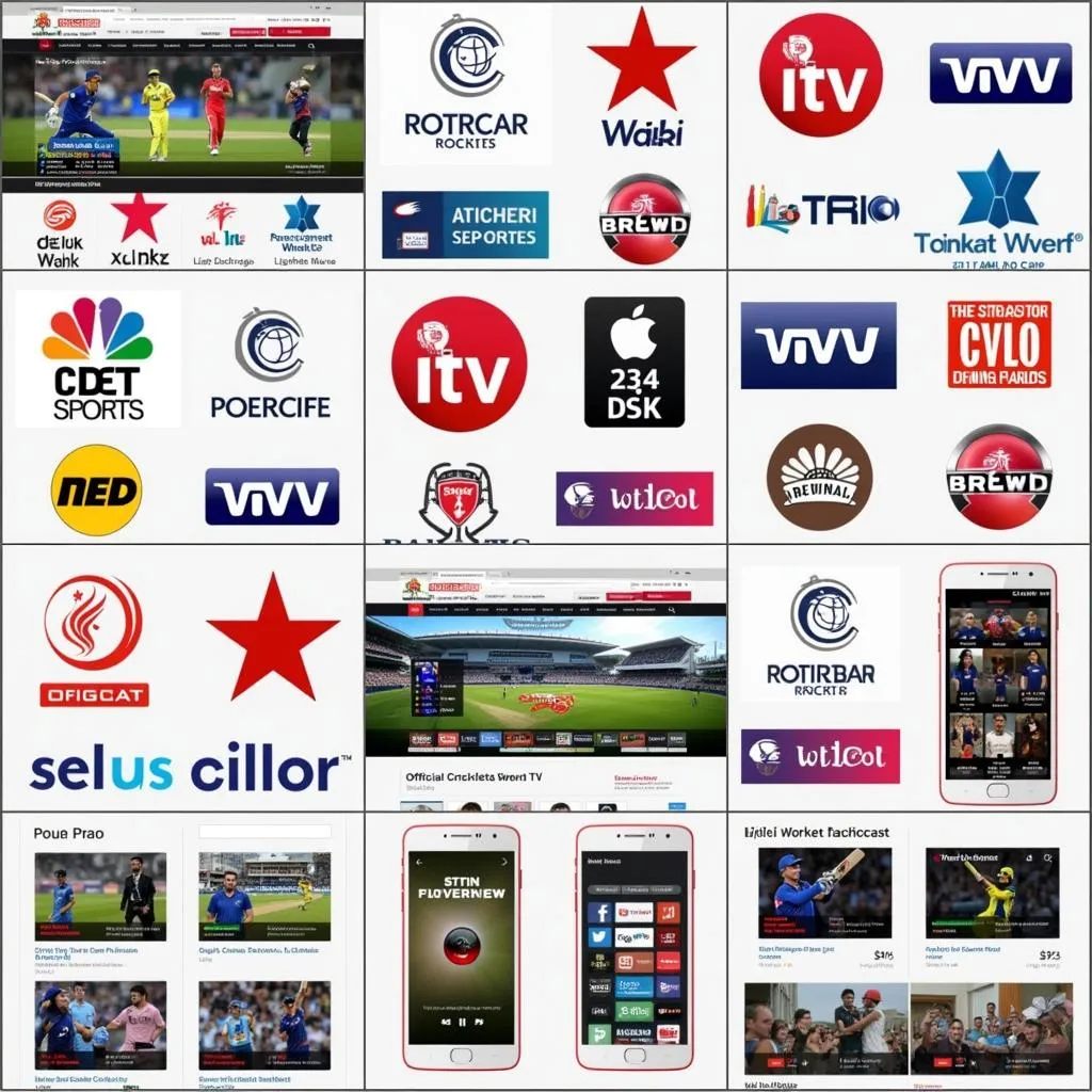 Official broadcaster platforms for Cricket World Cup live streaming