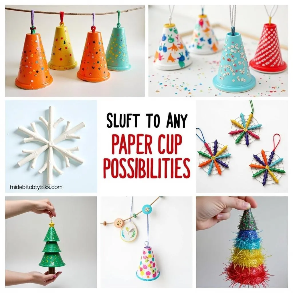 Paper Cup Crafts for Festive Decorations