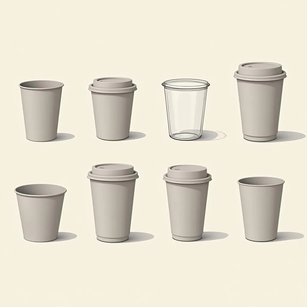 Plastic Cup Packaging for Coffee