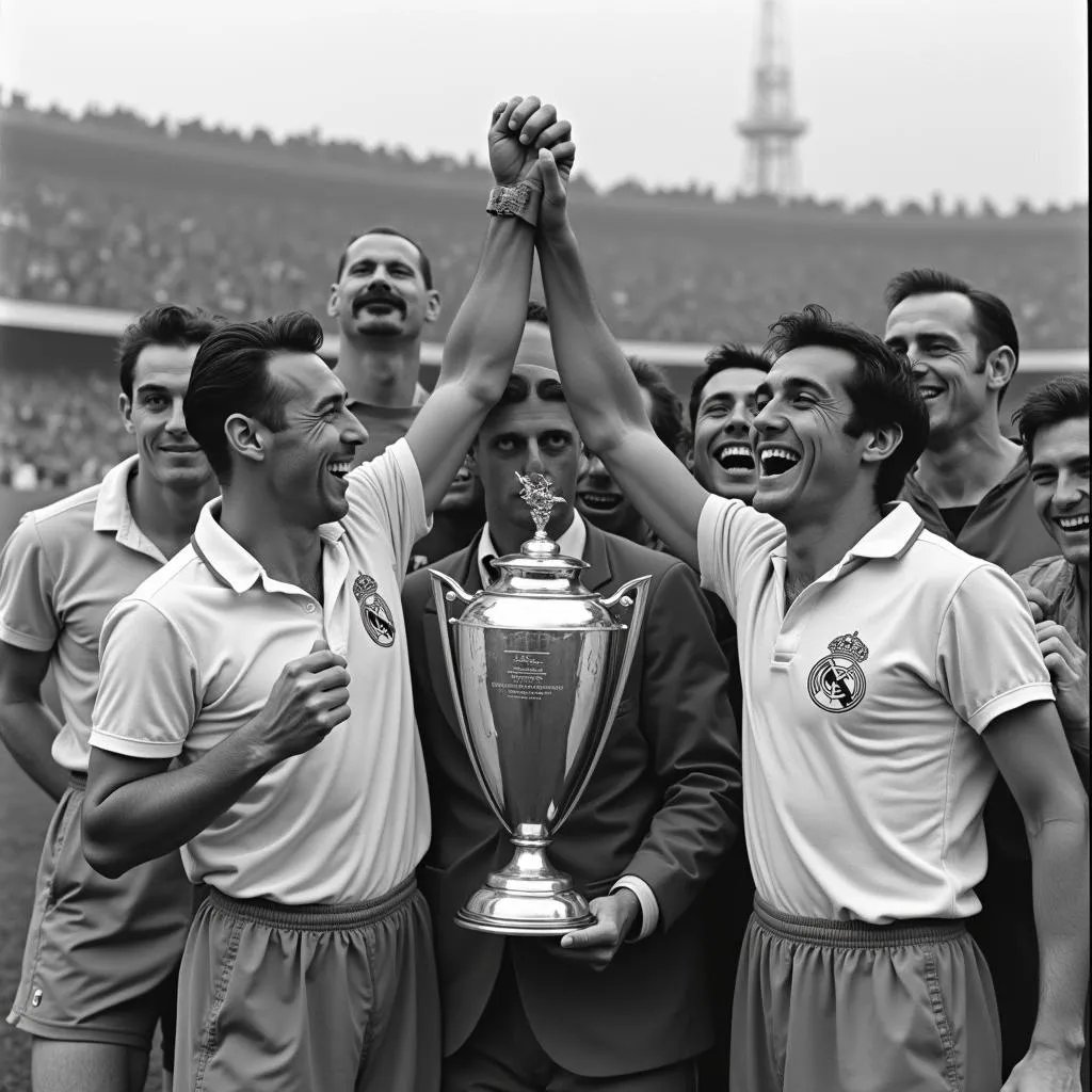 Real Madrid vô địch European Cup đầu tiên