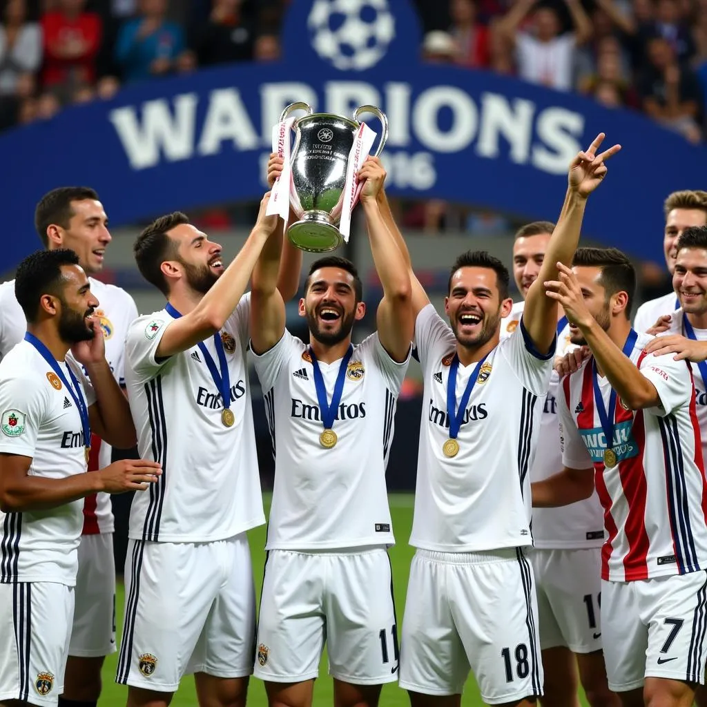 Real Madrid vô địch Cup C1 2016