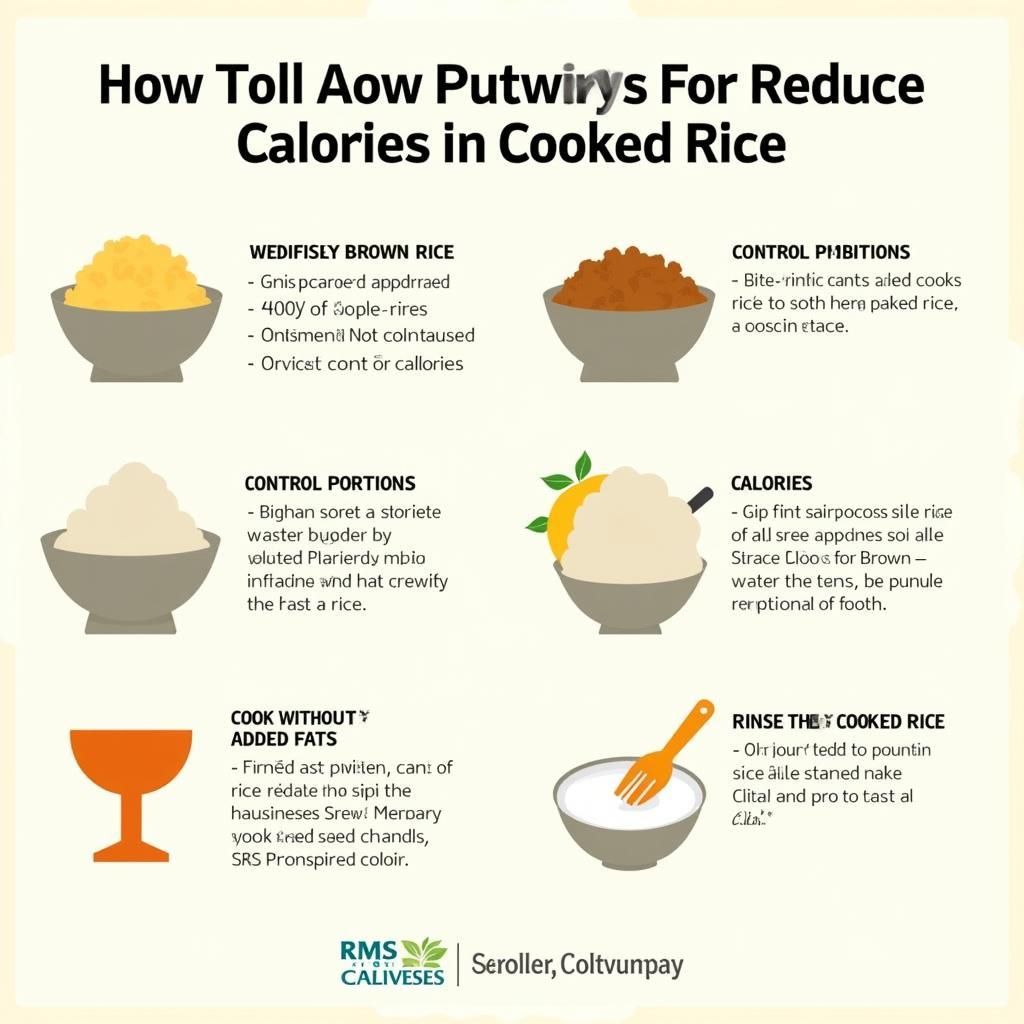 Methods to Reduce Calories in Cooked Rice