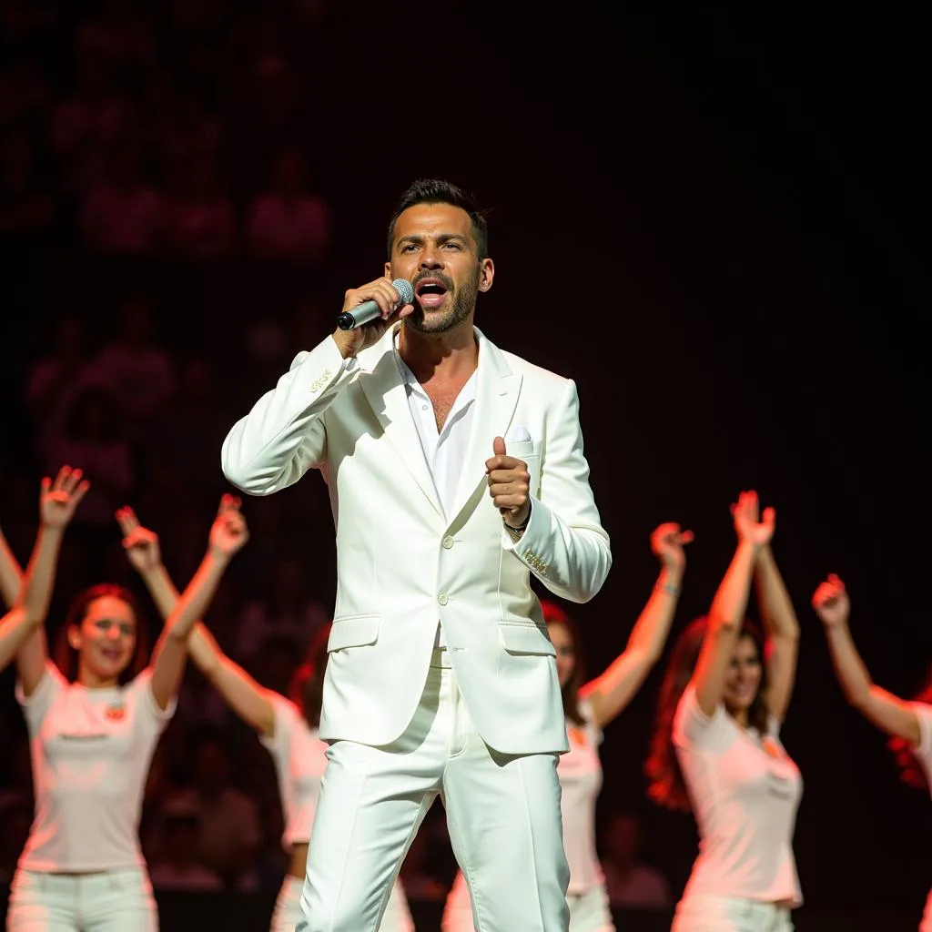 Ricky Martin biểu diễn The Cup of Life