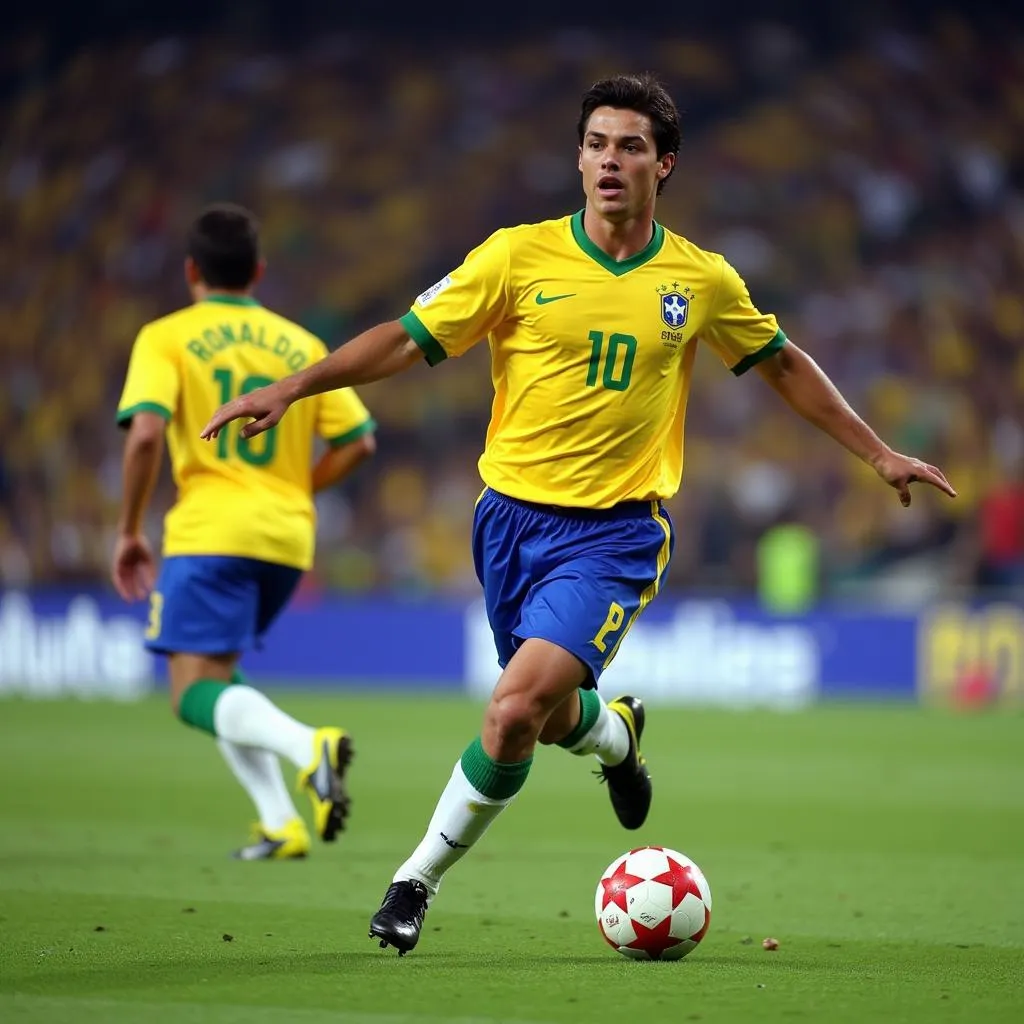 Ronaldo scores goal in the 2002 World Cup