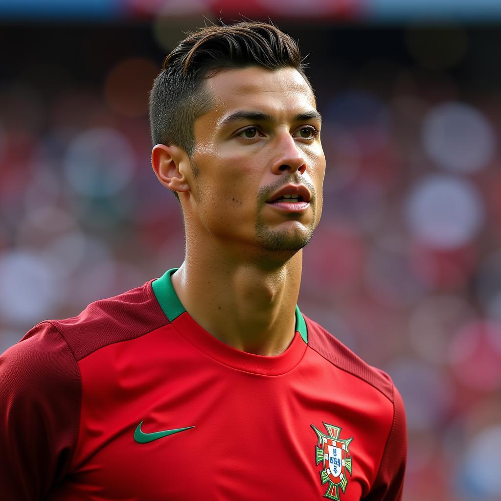 Cristiano Ronaldo thi đấu tại vòng loại World Cup 2022