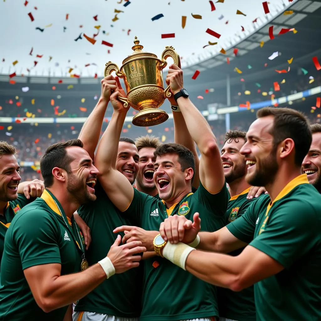 South Africa Celebrates Rugby World Cup 2019 Victory