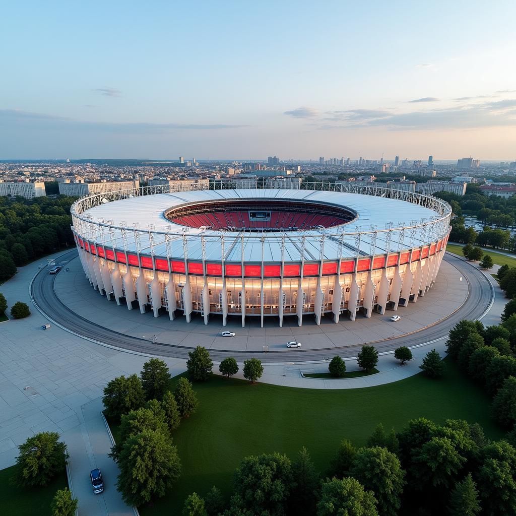 Sân Luzhniki sau World Cup 2018, vẫn sừng sững và là biểu tượng của nước Nga