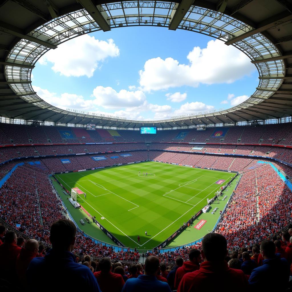 Sân Luzhniki trong trận chung kết World Cup 2018