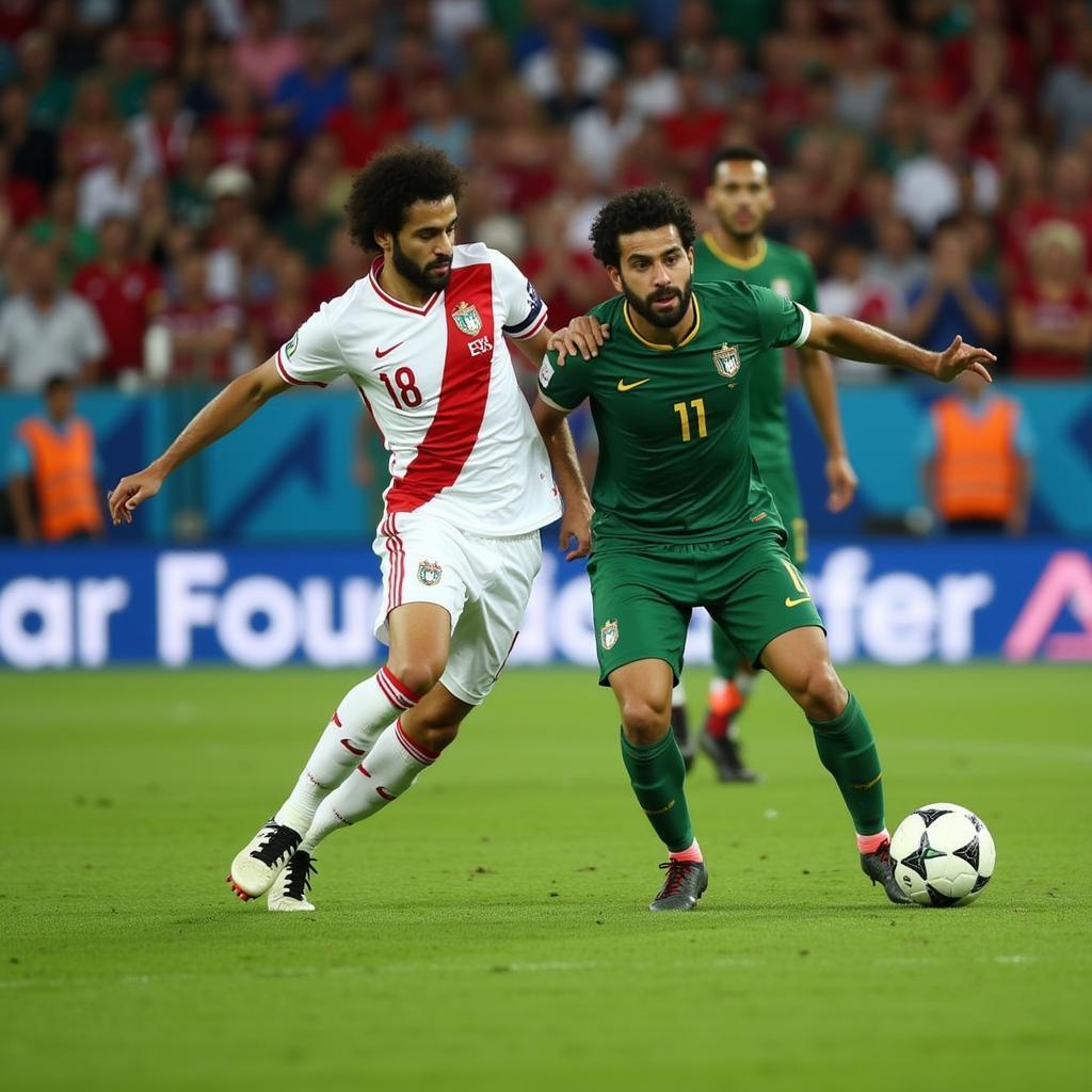 Trận đấu Saudi Arabia vs Ai Cập tại World Cup 2018 ngày 25/6