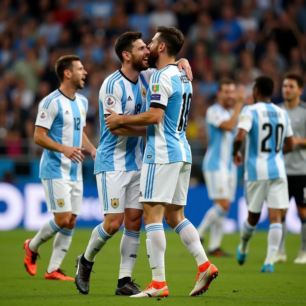 Lionel Messi Shines Bright in Argentina Jersey