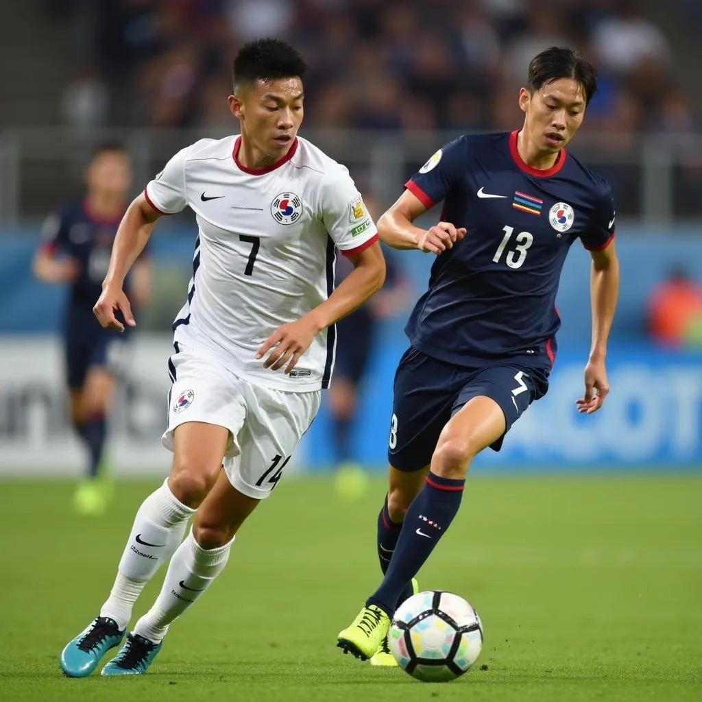 Son Heung-min, cầu thủ Hàn Quốc, dẫn dắt lối chơi tấn công trong Asian Cup 2019