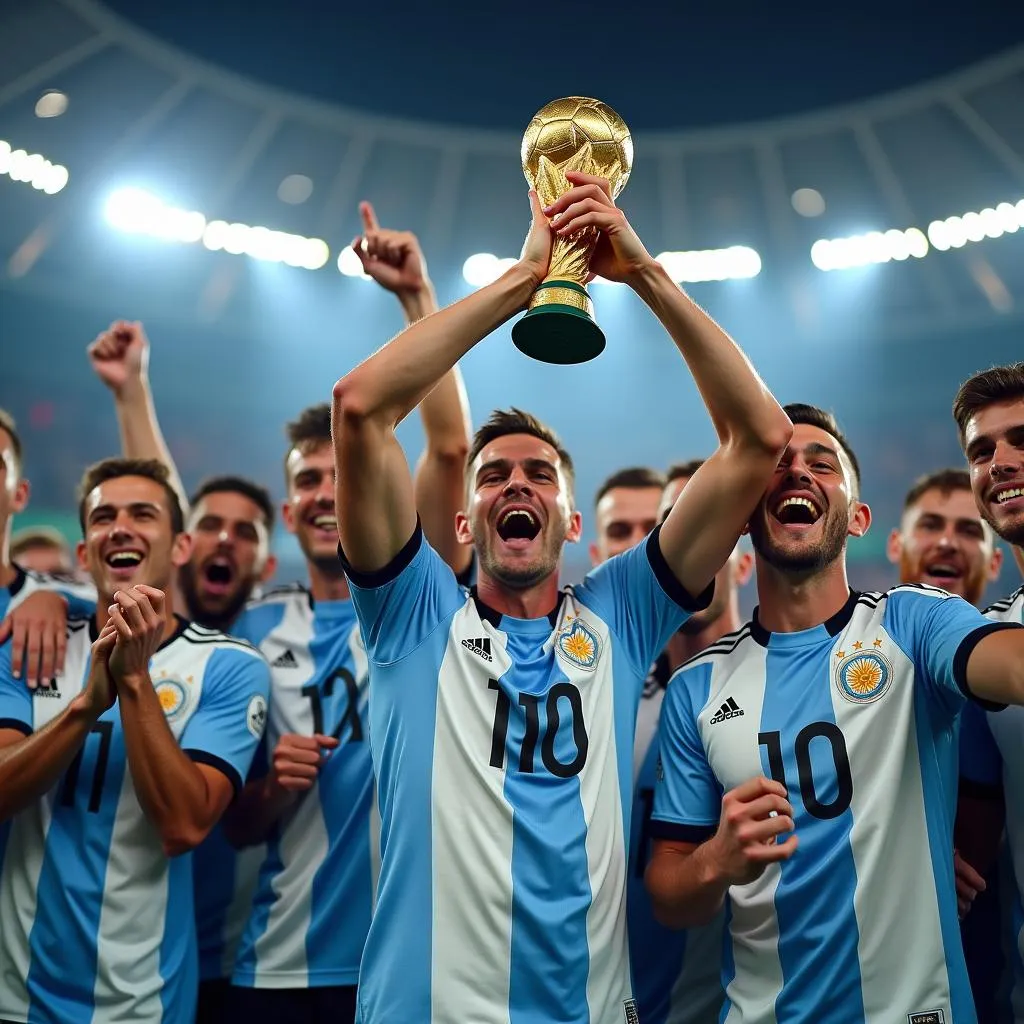 Khoảnh khắc đăng quang của Argentina tại World Cup 2022