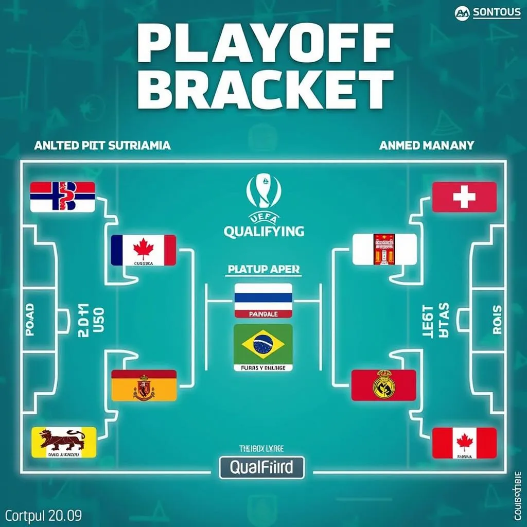 Sơ đồ vòng play-off World Cup 2018 khu vực châu Âu