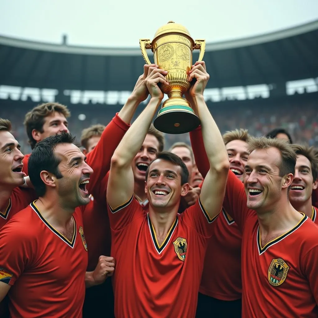 West Germany 1954 World Cup Celebration