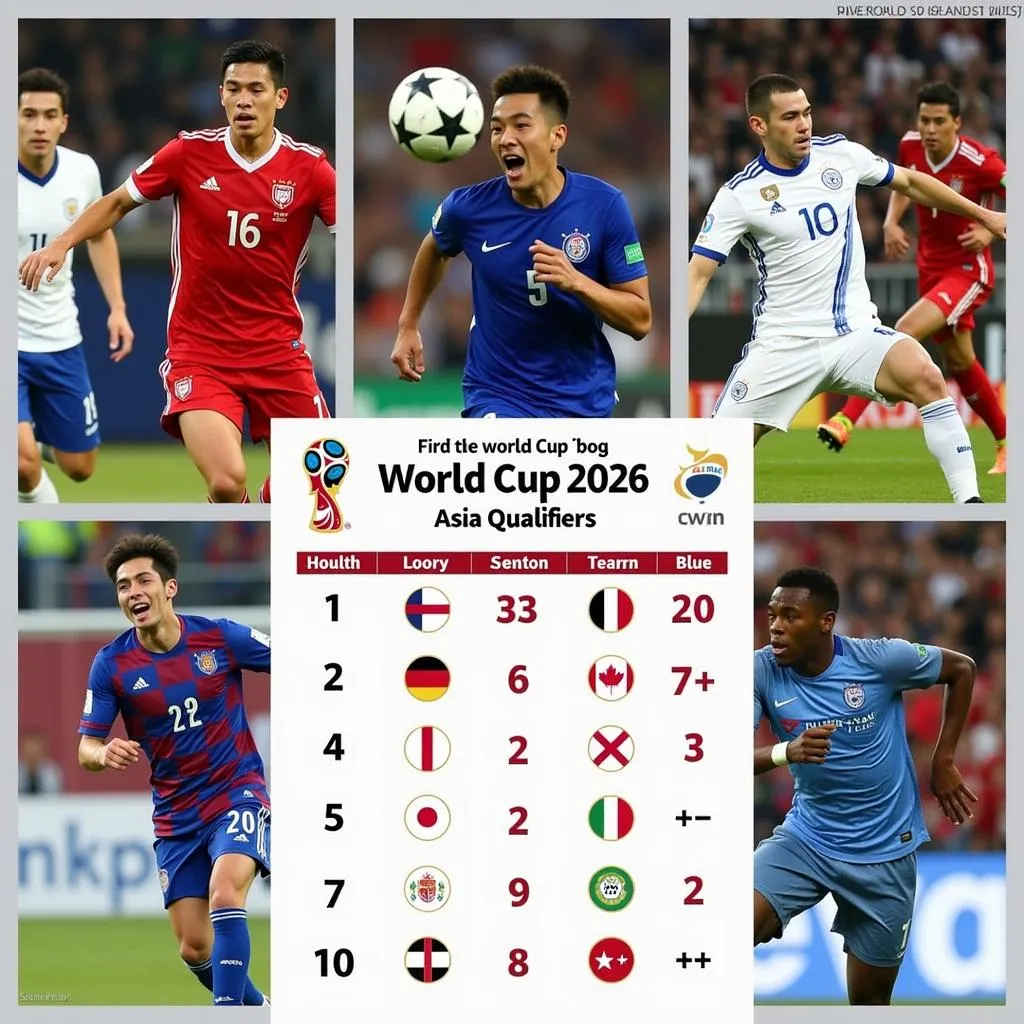 Asian teams competing in the World Cup 2026 Qualifiers