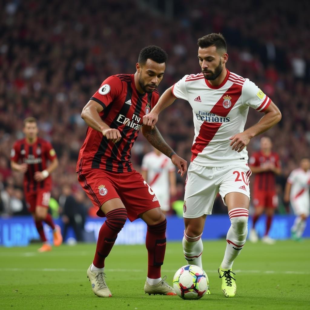 Trận đấu giữa Benfica và AC Milan tại ICC Cup 2019